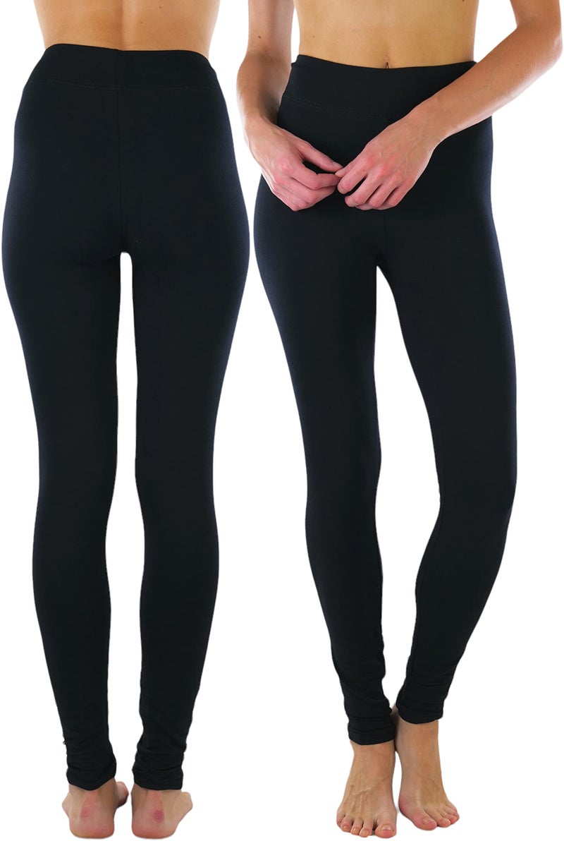 ToBeInStyle Women's Medium Weight Breathable Leggings - Black - Small - Image 1